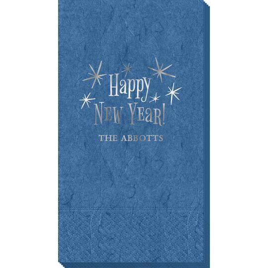 Radiant Happy New Year Bali Guest Towels